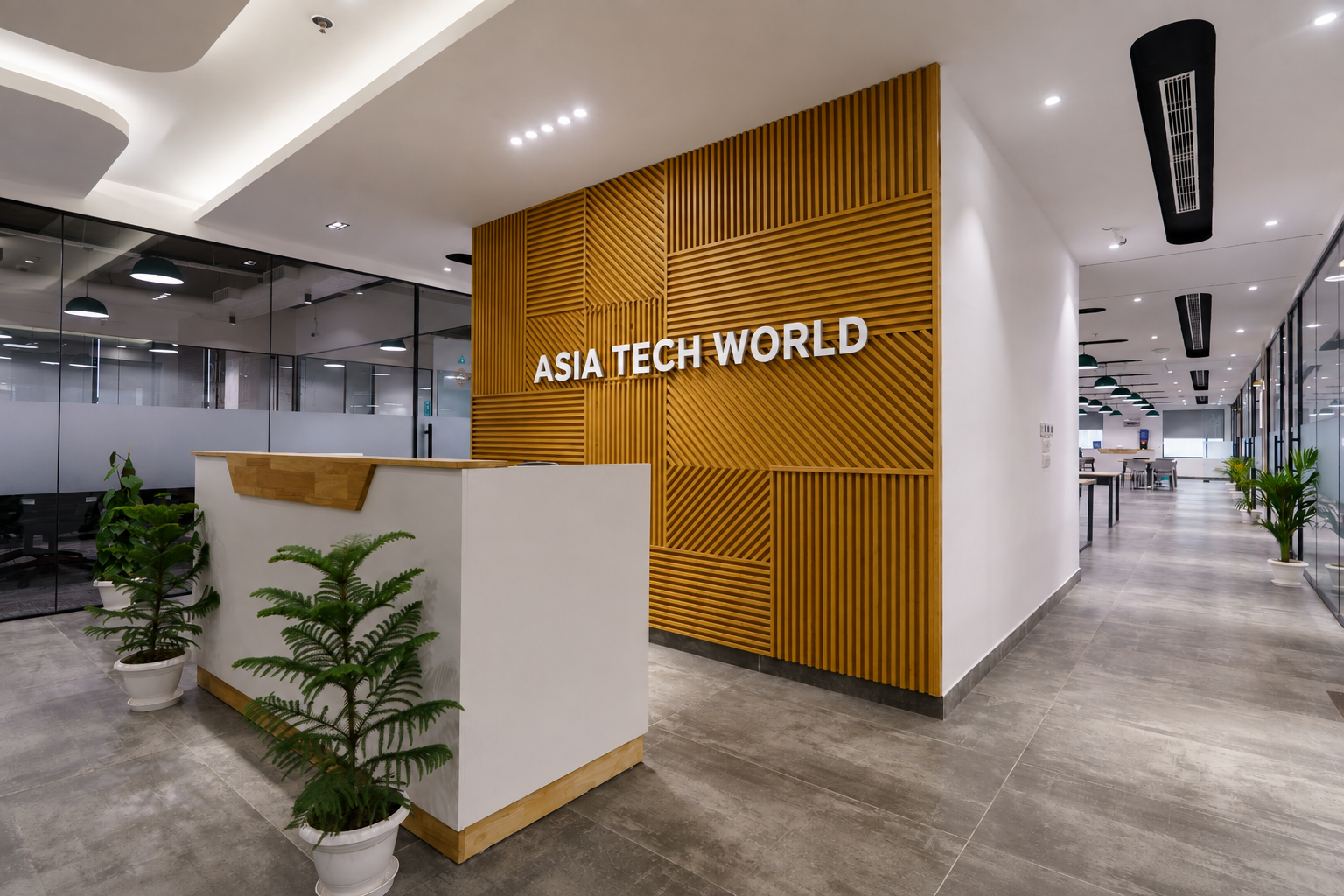 Asia Tech World modern technology office