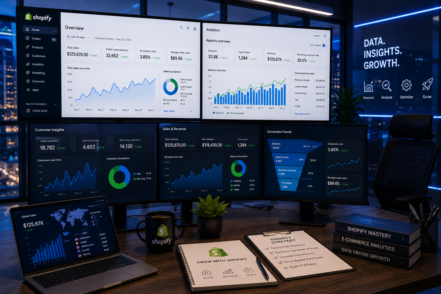Shopify Analytics Dashboard